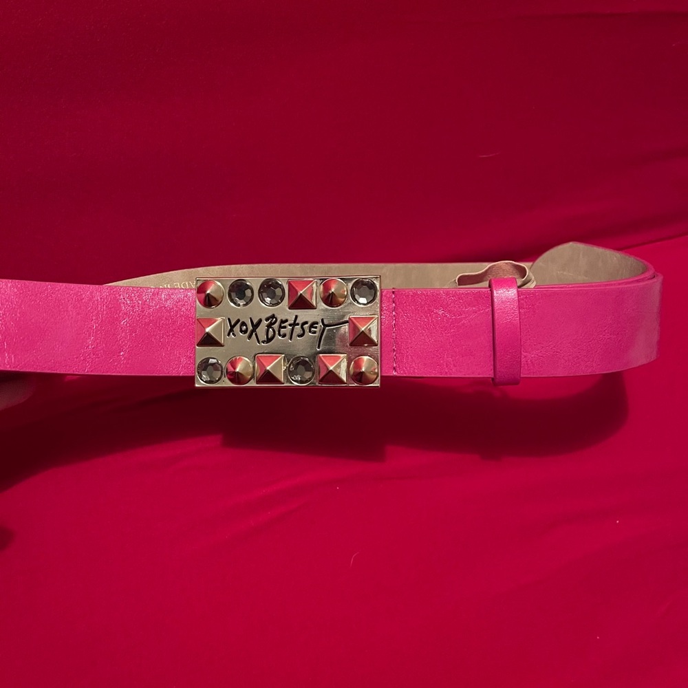 Betsey Johnson Pink Belt
